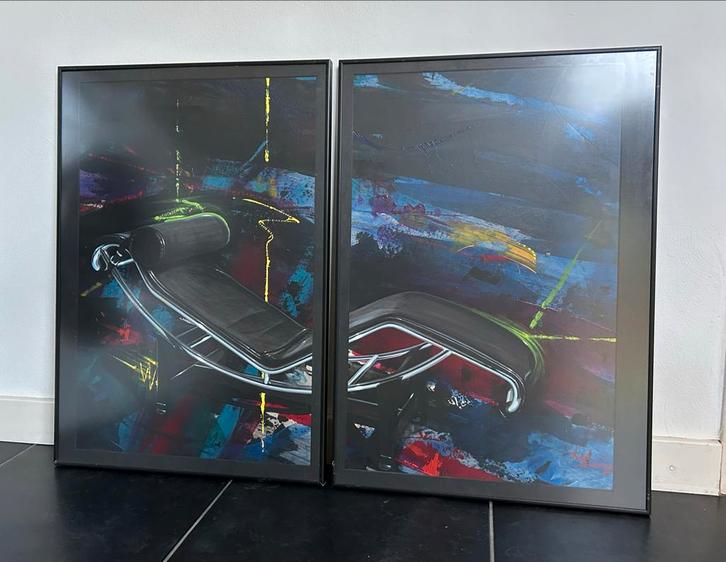 Marcel Bastiaans Olieverfschilderijen - Designstukken Serie, Antiek en Kunst, Kunst | Litho's en Zeefdrukken, Ophalen