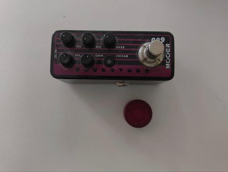 Mooer Preamp 009 Blackbight - Engl Blackmore (ruil), Muziek en Instrumenten, Effecten, Zo goed als nieuw, Distortion, Overdrive of Fuzz