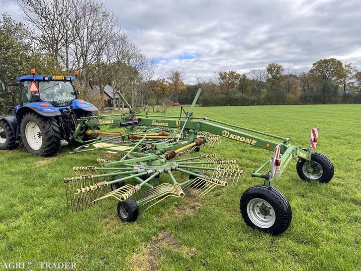Krone Swadro 810 zwadhark zij-afleg hark, Zakelijke goederen, Agrarisch | Werktuigen, Veehouderij, Weidebouw