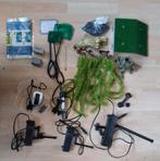 Bak met verschillende aquarium toebehoren (incl apparatuur), Ophalen, Gebruikt, Leeg aquarium