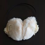 Witte oorwarmers met strikje, Muts, Ophalen, Maat 38/40 (M), Merkloos