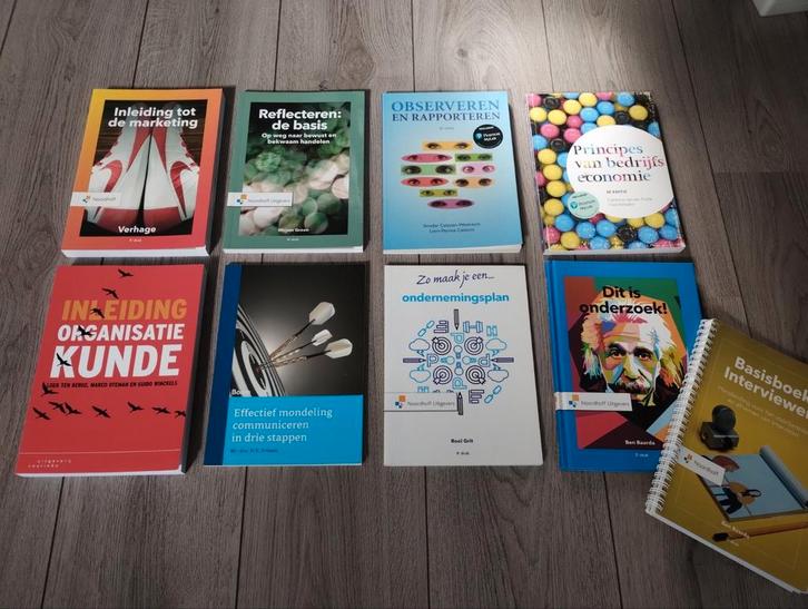 Studieboeken: marketing, bedrijfskunde en onderzoeken, Boeken, Studieboeken en Cursussen, Zo goed als nieuw, HBO, Beta, Ophalen of Verzenden