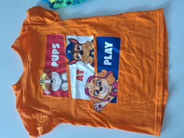 Paw patrol shirt Orange maat 104/110 beschikbaar voor biedingen