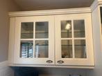 2 Keuken Bovenkastjes met Verlichting & Ruitjes, Huis en Inrichting, Ophalen, Gebruikt, 50 tot 100 cm, Glas
