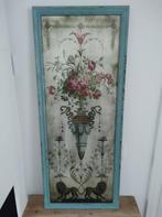 brocante stijl wanddecoratie bloemen, Antiek en Kunst, Kunst | Overige Kunst, Ophalen