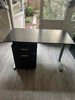 GRATIS af te halen - Bureau incl. ladekast, Huis en Inrichting, Ophalen, Met wielen, Gebruikt