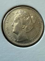Topkwaliteit kwartje 1906 Wilhelmina, Zilver, 25 cent, Ophalen of Verzenden, Koningin Wilhelmina