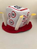 verjaardagshoed voor 50 jarige, Ophalen of Verzenden, Zo goed als nieuw, Hoed of Pruik, Verjaardag