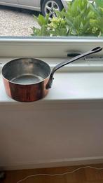 Koperen steel pannetje 16 cm Villedieu -made in france-, Ophalen of Verzenden, Gebruikt, Overige materialen, Overige typen