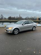 Mercedes-Benz C-Klasse 1.6 C180 Kompr. Sedan 2009 Grijs, Auto's, 74 €/maand, Zwart, Leder en Stof, 14 km/l