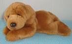 TEDDY HERMANN knuffel HOND bruin labrador, Ophalen of Verzenden, Zo goed als nieuw, Hond