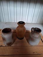 3 leuke west germany vaasjes, Ophalen of Verzenden, Gebruikt, Aardewerk of Porselein, Minder dan 50 cm