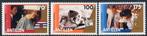 Nederlandse antillen nvph nrs. 1017/1019 Koninklijk bezoek, Postzegels en Munten, Postzegels | Nederlandse Antillen en Aruba, Ophalen of Verzenden