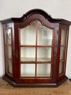 Vintage klassiek vitrinekastje of pronkkastje – hout & glas, Ophalen of Verzenden, Glas, Met deur(en)
