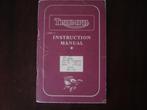 Triumph 1945 -1955 5T T100 3T 6T TR5 T110 instruction manual, Motoren, Handleidingen en Instructieboekjes, Ophalen of Verzenden