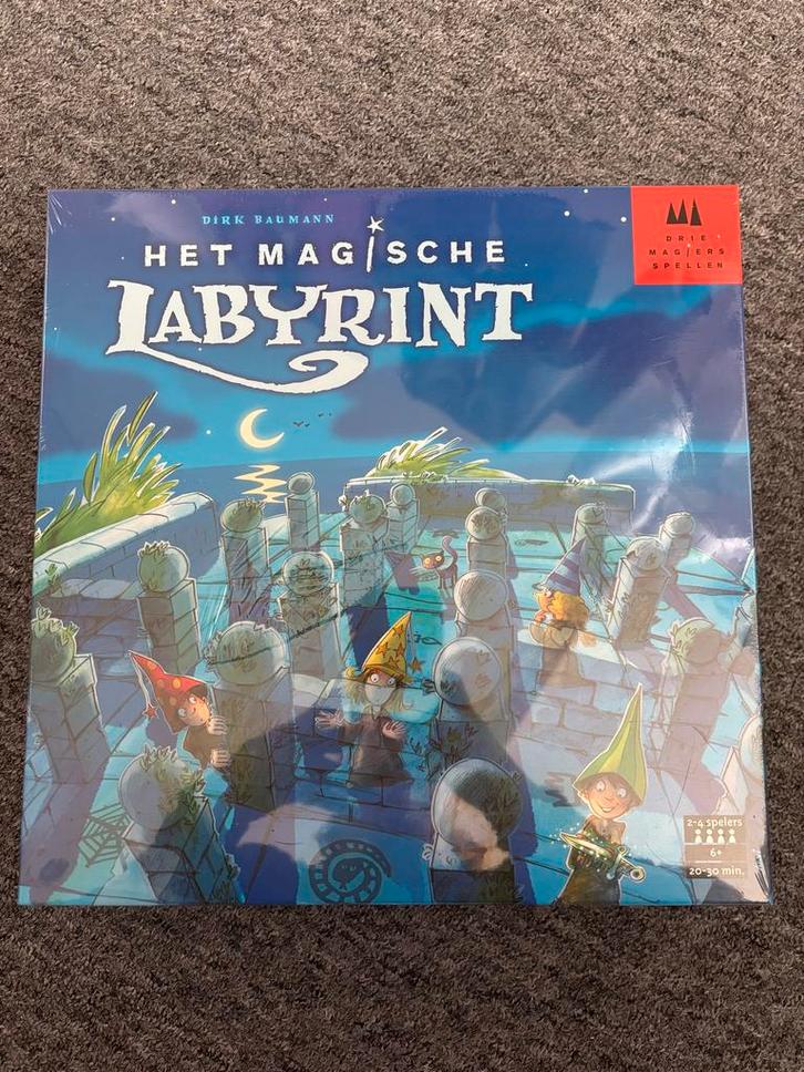 Het Magische Labyrint - Leuk familiespel!, Hobby en Vrije tijd, Gezelschapsspellen | Bordspellen, Nieuw, Drie of vier spelers