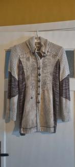 Uniek jasje met details - Maat M, Elisa Cavaletti, Maat 38/40 (M), Beige, Ophalen of Verzenden, Jasje