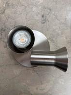QAZQA metalen LED Spot - Plafond/Wand, Metaal of Aluminium, Ophalen of Verzenden, Zo goed als nieuw, Led