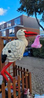 Geboorte Ooievaar Geboortebord kraamcadeau te huur, Ophalen, Zo goed als nieuw, Geboortebord