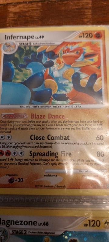 Infernape stormfront holo pokemon kaart beschikbaar voor biedingen