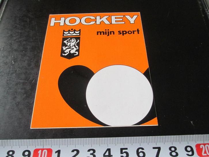 sticker HOCKEY mijn sport *, Verzamelen, Stickers, Zo goed als nieuw, Ophalen