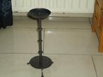 kaarsenstandaard , zwart smeedijzer 30 cm hoog, Huis en Inrichting, Woonaccessoires | Kandelaars en Kaarsen, 25 tot 50 cm, Zwart