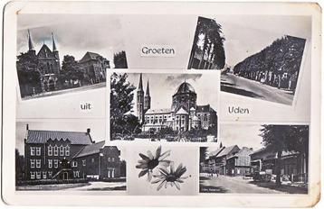 Uden. groeten uit - 5-vensterkaart 1956. beschikbaar voor biedingen