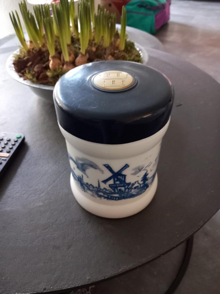 Willem II Sigarenpot Delfts Blauw, Antiek en Kunst, Ophalen of Verzenden