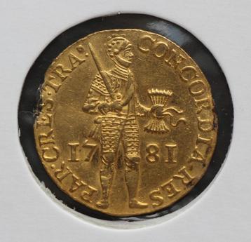 Gouden dukaat 1781 Utrecht beschikbaar voor biedingen