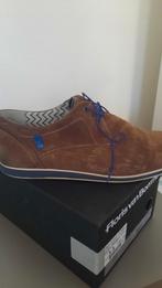 vanBommel  suede heren schoenen maat46, Ophalen of Verzenden, Zo goed als nieuw, Bruin