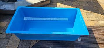 Koi meetbak-tank - 100cm - polyester - blauw beschikbaar voor biedingen