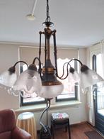 Hanglamp kroon, Huis en Inrichting, Lampen | Kroonluchters, Ophalen, Zo goed als nieuw, Glas