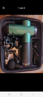 Massage Gun met 8 Opzetstukken - Zo Goed Als Nieuw, Ophalen of Verzenden, Nieuw, Apparaat
