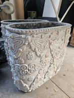 PTMD Vazen Potten - Nieuw & Grijs Steen, Tuin en Terras, Steen, Nieuw, Tuin, Overige vormen