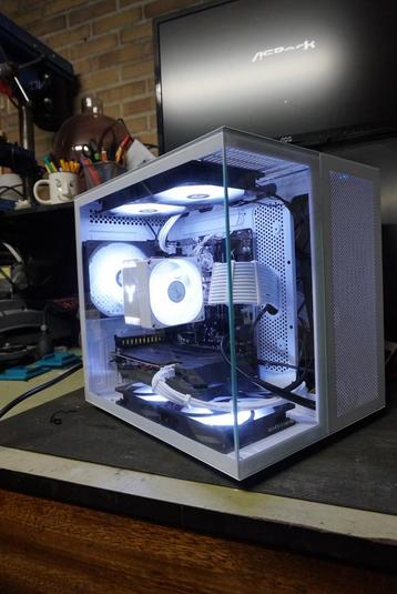 Game pc Ryzen 5 3600 / 1660 Super /All-white build met RGB beschikbaar voor biedingen