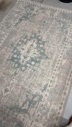 Vintage Aqua Vloerkleed Leen Bakker 160x230cm, Gebruikt, Blauw, 150 tot 200 cm, 200 cm of meer