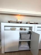 Witte mooie dressoir opbergkasten, Ophalen of Verzenden, Zo goed als nieuw, 25 tot 50 cm