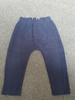 Hema katoenen broekje ribstof donkerblauw mt 98, Broek, Ophalen of Verzenden, Zo goed als nieuw, Hema