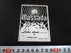 sticker KILLROY 2690 MASSADA Single Latin Dance Astaganaga *, Ophalen, Zo goed als nieuw, Bedrijf of Vereniging