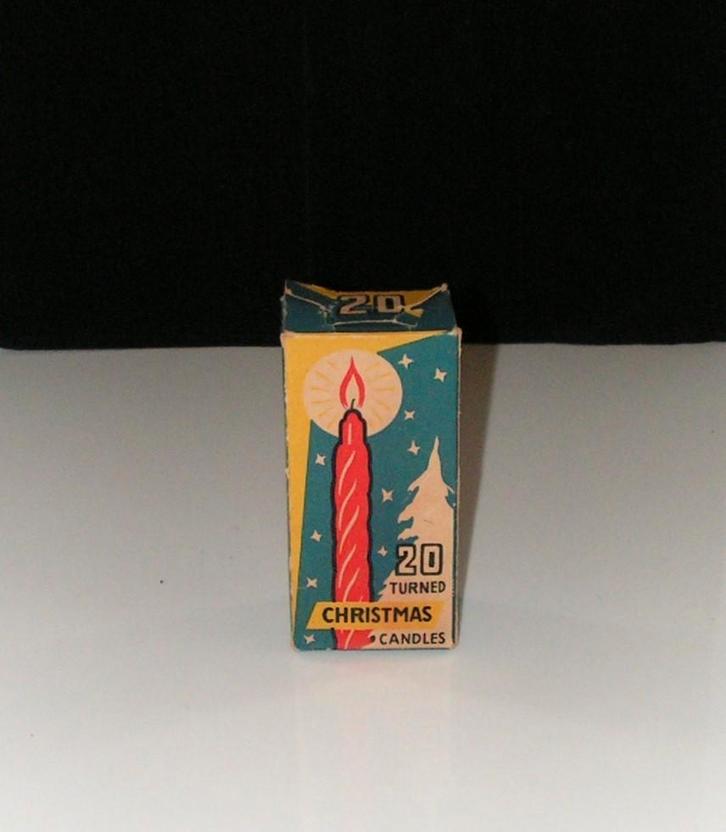 Vintage Kaarsjes met Houdertje, Diversen, Kerst, Gebruikt, Ophalen of Verzenden