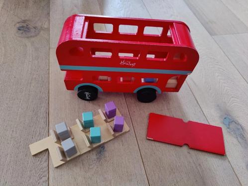 Houten Hamleys London Bus met passagiers, Kinderen en Baby's, Speelgoed | Houten speelgoed, Gebruikt, Overige typen, Ophalen