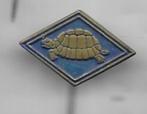 SCHILDPAD DIEREN SPELD BLAUWE UITVOERING, Verzamelen, Speldjes, Pins en Buttons, Ophalen of Verzenden, Gebruikt, Dier of Natuur