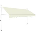 Luifel handmatig uittrekbaar 350 cm crème, Ophalen of Verzenden, Nieuw