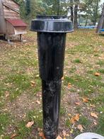 Zwarte Ventilatiepijp dak doorvoer 150mm, Doe-het-zelf en Verbouw, Ventilatie en Afzuiging, Ophalen of Verzenden, Gebruikt, Ventilator