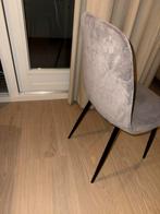 Grijze Jysk stoelen, Twee, Ophalen of Verzenden, Zo goed als nieuw, Stof