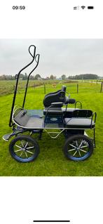 Menwagen pony, Dieren en Toebehoren, Rijtuigen en Koetsen, Zo goed als nieuw, Sulky, Pony