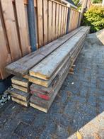 Gebruikte steigerplanken 470x20x4,8, Tuin en Terras, Palen, Balken en Planken, Ophalen, Gebruikt, 250 cm of meer, Planken