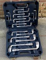 L vormige 19 delige doppenset 5 tot 32 cm NIEUW IN KOFFER, Doe-het-zelf en Verbouw, Gereedschap | Handgereedschap, Nieuw, Ophalen of Verzenden