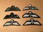 NL collectie Parawing patches, Verzamelen, Militaria | Algemeen, Verzenden, Landmacht, Nederland, Embleem of Badge