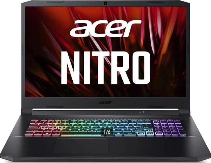 Acer Gaming laptop RTX 3080 16GB RAM Ryzen 9 5900HX + Bon!!!, Computers en Software, Windows Laptops, Zo goed als nieuw, 17 inch of meer